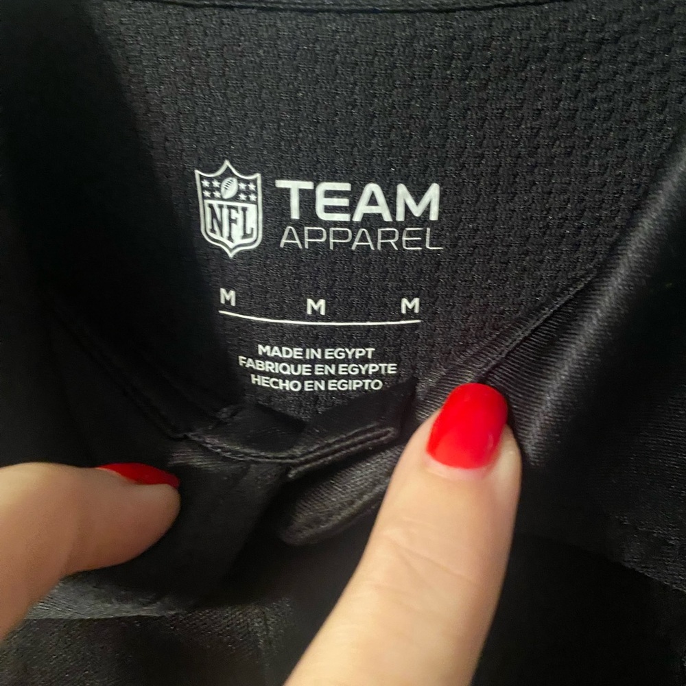NFL Team Apparel Black Jacksonville Jaguars Polo Shirt - Picture 2 of 7